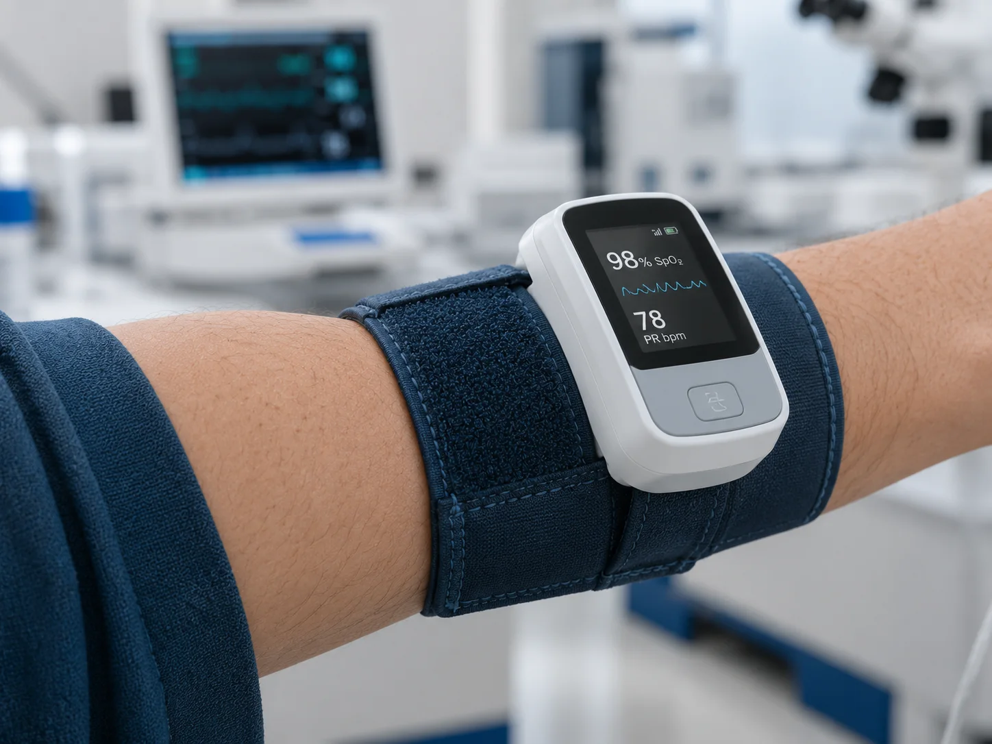 Gripnex hook and loop tape used on medical devices and wearable monitors